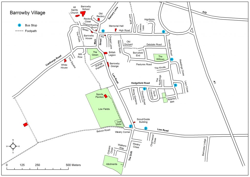 Barrowby Street Map